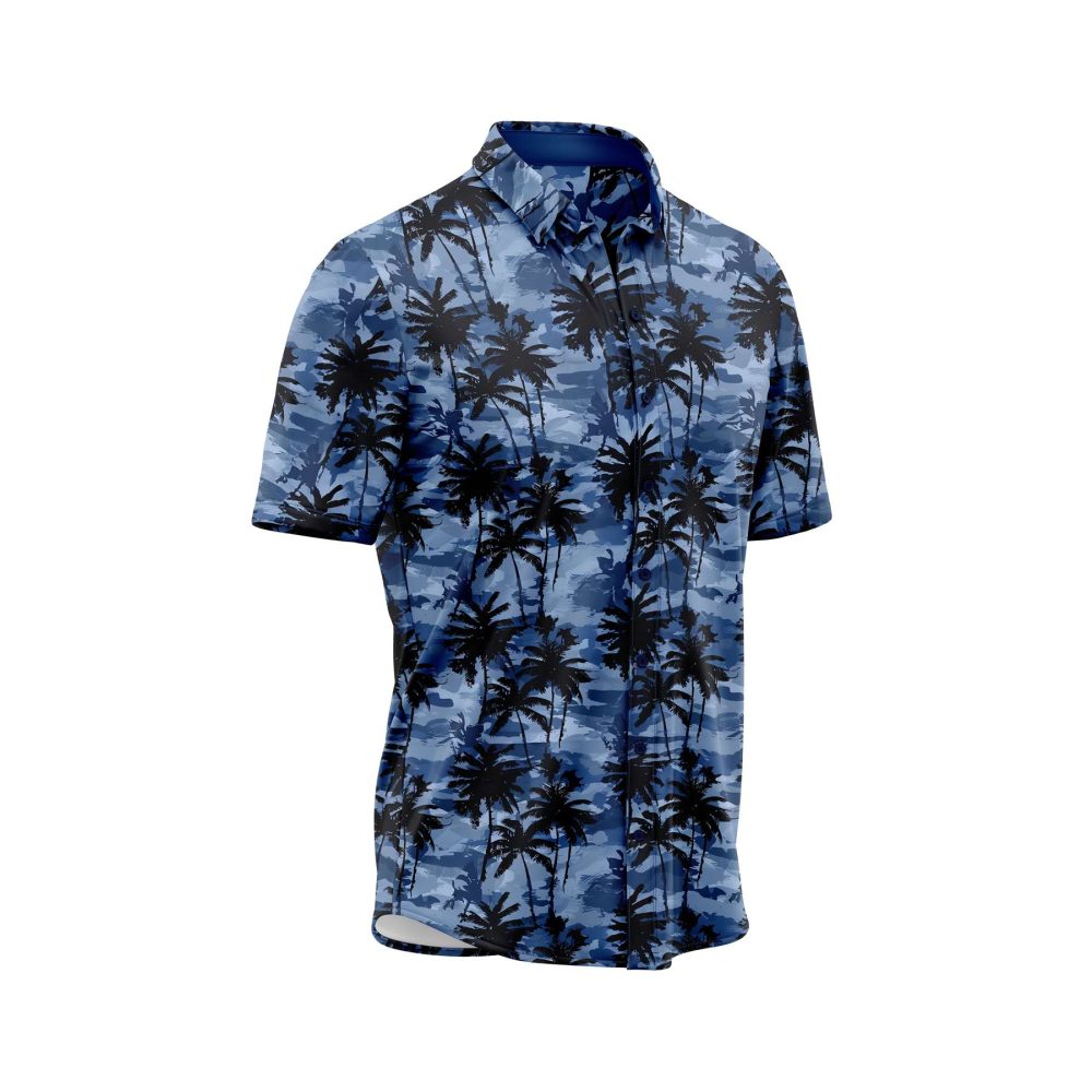 IBUYTERO MIDNIGHT PALM 7 HAWAIIAN SHIRT 2