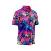 IBUYTERO NEON PALM TREE 4 HAWAIIAN SHIRT 2