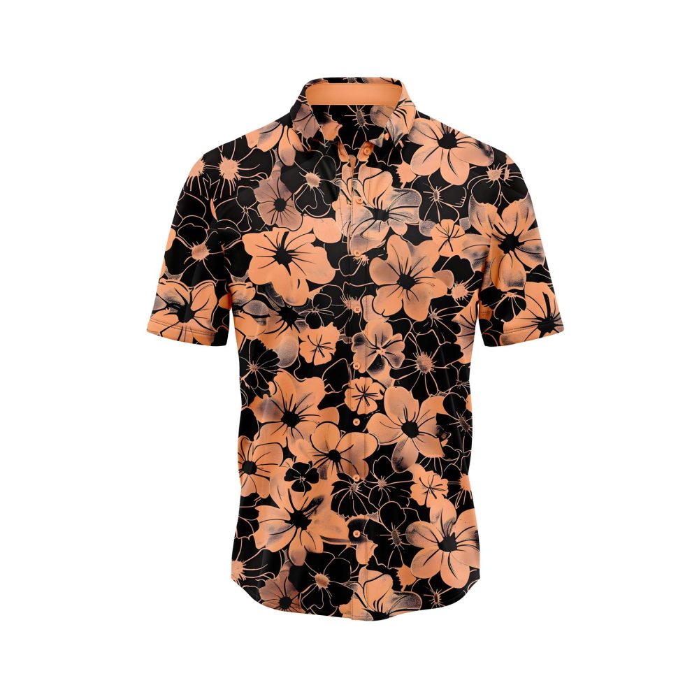 IBUYTERO ORANGE BLOSSOM 2 HAWAIIAN SHIRT 0