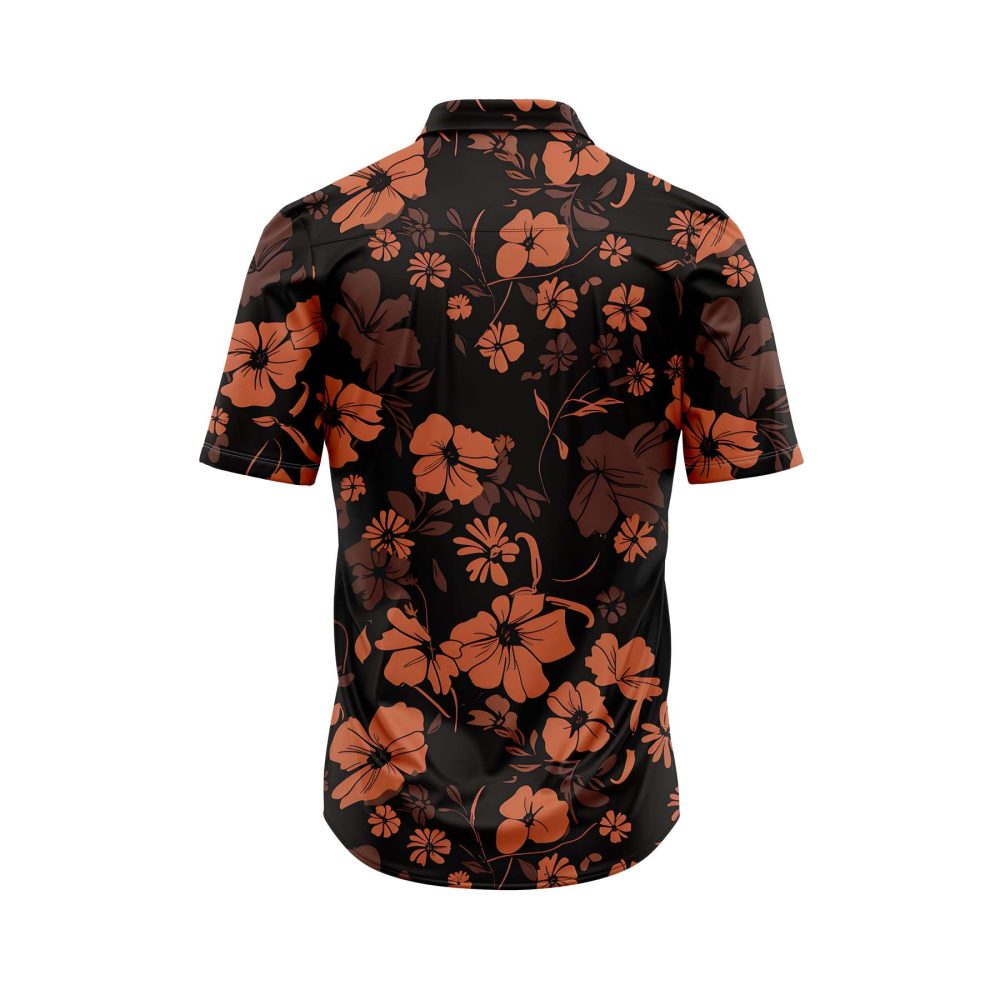 IBUYTERO ORANGE BLOSSOM HAWAIIAN SHIRT 1