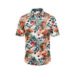 Orange Tropics Hawaiian Shirt IBT-HWS-185