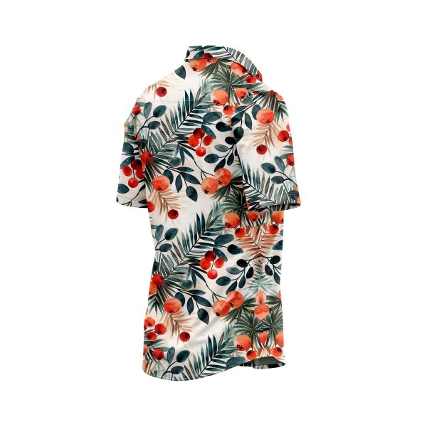 IBUYTERO ORANGE TROPICS HAWAIIAN SHIRT 3