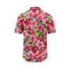 IBUYTERO PINK HIBISCUS HAWAIIAN SHIRT 1