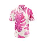 Pink Leaf Hawaiian Shirt IBT-HWS-168