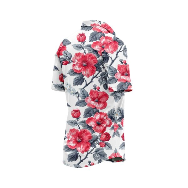 IBUYTERO RADIANT RED FLORAL HAWAIIAN 3