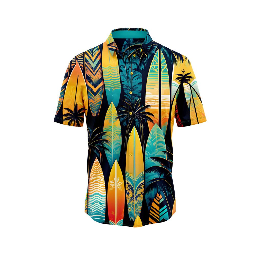 IBUYTERO SURFBOARD HAWAIIAN SHIRT 0