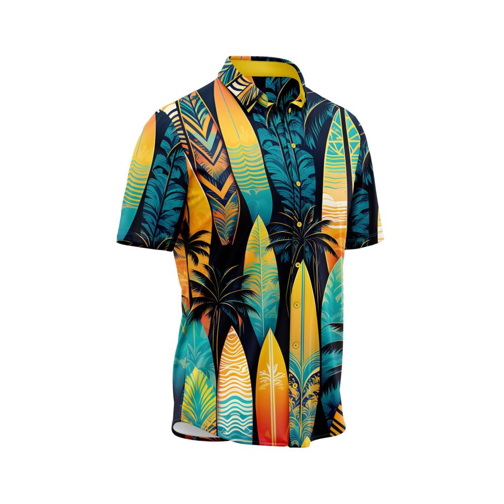 IBUYTERO SURFBOARD HAWAIIAN SHIRT 2