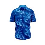 Tropical Blue Hawaiian Shirt IBT-HWS-137