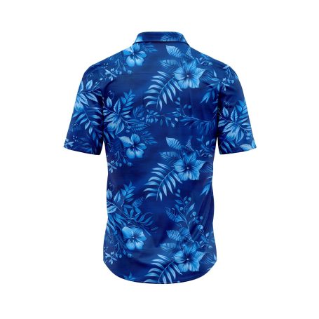 IBUYTERO TROPICAL BLUE HAWAIIAN SHIRT 1