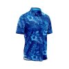 IBUYTERO TROPICAL BLUE HAWAIIAN SHIRT 2