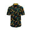 IBUYTERO TROPICAL FEATHER HAWAIIAN SHIRT 0