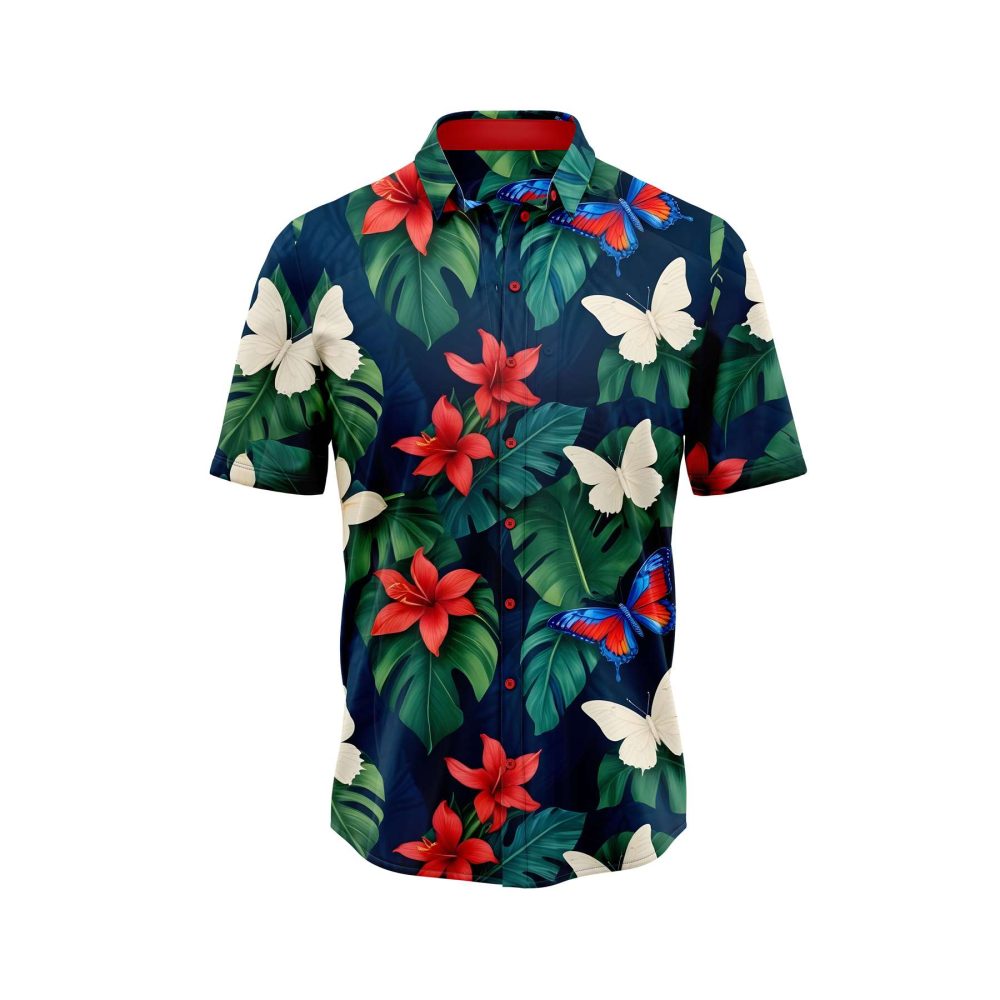 IBUYTERO TROPICAL FOREST 5 HAWAIIAN SHIRT 0