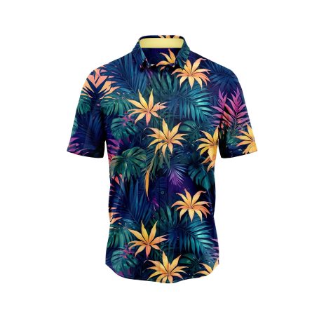 IBUYTERO TROPICAL FOREST 7 HAWAIIAN SHIRT 0