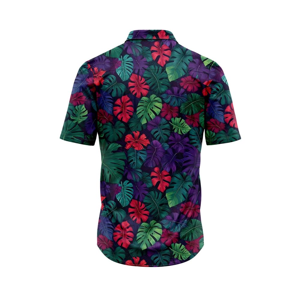 IBUYTERO TROPICAL LEAF 6 HAWAIIAN SHIRT 1