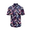 IBUYTERO TROPICAL TWILIGHT HAWAIIAN SHIRT 0