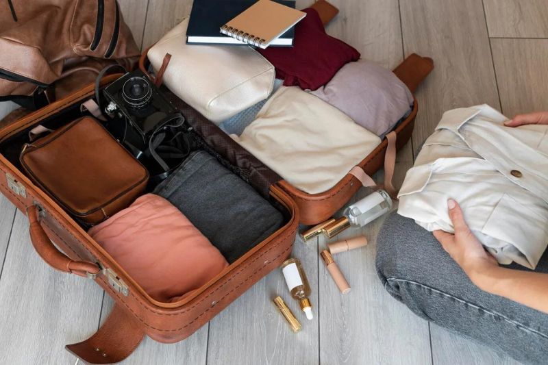 Make sure to pack the right amount of clothing for your trip enough to cover your needs without overpacking or underpacking