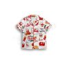 White Coquette Fried Food Pajama Set 1